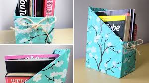 Manualidades Con Cajas De Cereal Diy Magazine Holder Diy Magazine Diy Holder