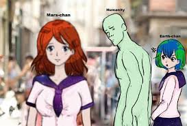 Mars Chan Earthchan Anime Memes Memes Funny