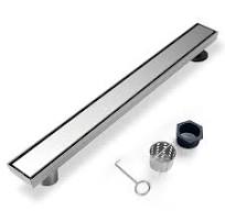 Elefloom Offset Linear Shower Drain, Shower Drain 36 inch ...