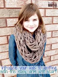 Ideal for knitting beginners looking to give their first garment a go and a quick knit for our knitting champions! Arm Knitting An Infinity Scarf The Simply Crafted Life