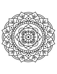 Teile es in sozialen netzwerken! Mandala Blumen Muster Mandalas Zum Ausdrucken