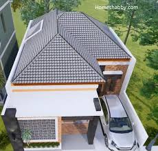 Jadi tidak akan menyesal menggunakannya. Desain Dan Denah Rumah Untuk Usaha Ukuran 8 X 12 5 M Gaya Tropis Industrial Homeshabby Com Design Home Plans Home Decorating And Interior Design