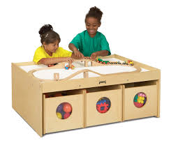 Jonti Craft Activity Table With 6 Bins 5752jc In 2020 Kids Activity Table Activity Table Toddler Play Table