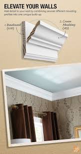 Classic Crown Moulding Build Up Project The Home Depot Home Home Remodeling Moldings And Trim