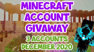 Our minecraft alt account generator service is free to use and this will never change. Free Minecraft Account Giveaway 3 Accounts 2020 December Youtube