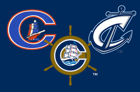 Nba los angeles clippers headrest cover embroidered old logo set of 2 by team promark. The Ocean Blue The Story Behind The Columbus Clippers Sportslogos Net News