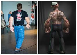 meet the real life popeye the arm