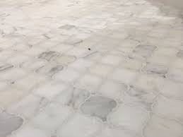 Carrera Marble Arabesque Mosaic Tile Bathroom Floor Flooring Tile Floor Tile Bathroom
