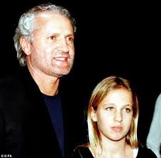 Gianni versace donatella versace celebrities then and now young celebrities celebs when you were young world leaders celebrity babies just kidding. Donatella Versace S Daughter Allegra Goes Jogging With Her Trainer In Milan Daily Mail Online