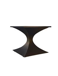 Custom Metal Dining Table Hourglass Tulip Pedestal By Invictus Steelworks Pedestal Table Base Metal Table Base Tulip Table