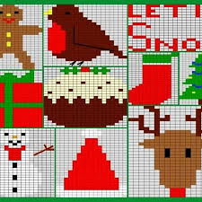 Chart name all odd even. Exclusive Christmas Motifs Knitting Patterns Let S Knit Magazine