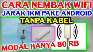 Cara menembak wifi cuma dengan kaleng bekas peralatan yang di perlukan cuma sederhana yaitu keterangan: Cara Nembak Wifi Jarak 1km Pake Android Tanpa Kabel Youtube