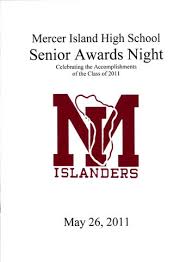 Mercer Island High School Senior Awards Night by Rebecca Mar