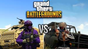 Grand theft auto v (rockstar). Battlegrounds In Gta Online Motor Wars Vs Pubg Smuggler S Run Dlc Youtube