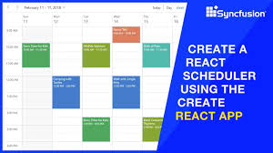 React native mobile app for doctry laravel version. Create A React Scheduler Using The Create React App Youtube
