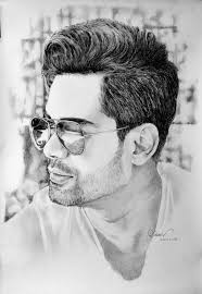 Latest Drawing🎨☘️💗 Charcoal & graphite ✏️🤍 A4 size .