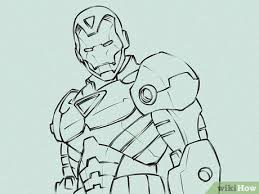 Menggambar dan mewarnai superhero hulk batman spiderman iron. 4 Cara Untuk Menggambar Iron Man Wikihow