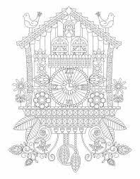 For kids and adult,beautiful clocks of all kinds,coloring pictures matte cover (8.25 x 6 in) 50 pages. Advanced Coloring Cuckoo Clock Page Relaxing Art Coloring Pictures Coloring Pages
