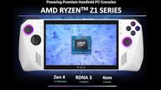 AMD anuncia Ryzen Z1 y Ryzen Z1 Extreme: Arquitectura Zen 4 y GPU ...