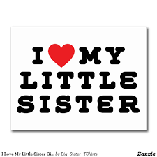 I Liebe Mein Kleine Schwester Geschenk Postkarten Schwester Spruche Kleine Schwester Geschenke Kleine Schwester