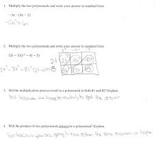 Have your say about what you just read! Multiplying Polynomials 1 Students Are Asked To Multiply Polynomials And Explain If The Product Of