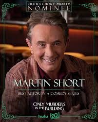 Only Murders was nominated for three @criticschoice awards! Best Comedy  Series Best Actor in a Comedy Series