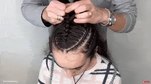 Imagine these altitude abatement and flowing. 8 Step Viking Mohawk Braid Tutorial For Girls With Long Hair