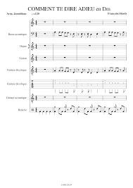 Françoise hardy signed her first contract with the record label vogue in november 1961. Comment Te Dire Adieu Piano Tutorial