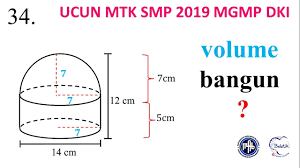 Maybe you would like to learn more about one of these? Volume Gabungan Tabung Bola Ucun Matematika Smp 2019 Mgmp Dki Prediksi Unbk Youtube