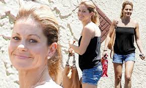 Candace cameron bure reacted to backlash after she shared a photo of. Full House Star Candace Cameron Bure Looks Radiant Make Up Free As She Shows Off Her Toned Legs Arriving At Dwts Daily Mail Online