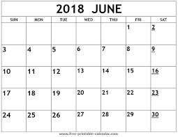 Printable 2018 June Calendar Monthly Calendar Printable June Calendar Printable August Calendar