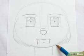 Draw ears of furry that are attached with the hair. How To Draw A Furry S Head 10 Steps With Pictures Wikihow