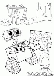 The earthlings are forced to leave their homeland in a spaceship for a long and endless journey to the universe. Coloring Page Wall E And Garbage