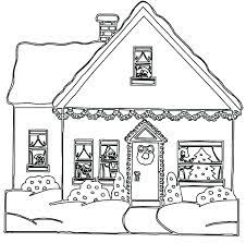 Super cute coloring games, my children have a lot of fun painting online. Christmas House Coloring Page Free Printable Coloring Pages For Kids
