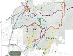 Map Of Phoenix Mountain Preserve Trails Including Piestewa Peak Hiking Destinations Map Places To Travel