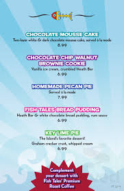Fish company taco galveston menu. Fish Tales Menu In Galveston Texas Usa