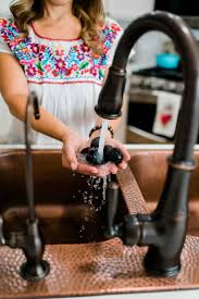 how to clean & care for a copper sink