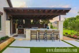 Dapur outdoor kitchen set kayu. Desain Dapur Terbuka Sebaiknya Ada Pada Rancangan Rumah Minimalis Diminimalis Com