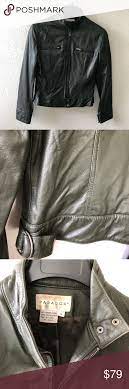 Paradox Green Leather Jacket Women S Size 4 Gently Used Excellent Condition Women S Leather Jackets Women Green Leather Jackets Green Leather Jacket Womens