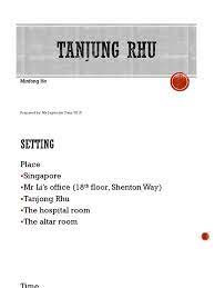 The 136 luxurious suites tanjung rhu lies at the. Tanjung Rhu Pdf