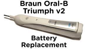 Battery Replacement Guide For Braun Oral B Triumph V2 Toothbrush Incl 4000 5000 6000 7000 Pro Youtube