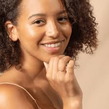 Pink Sapphire 10K White Gold 3-Stone Cluster Stackable Ring