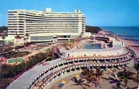 This is a small art deco boutique hotel, also in the heart of the action, next to mango's tropical cafe, which will keep things lively to say the least. Florida Memory The Fontainebleau Miami Beach Florida