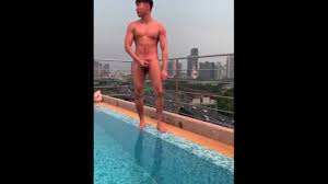 naked at public pool