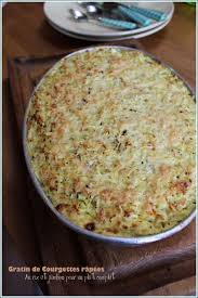 Gratin De Courgettes Rapees Au Riz Et Jambon Pour Un Repas Complet Mes Brouillons De Cuisine Cuisine Gratin De Courgettes Courgettes Rapees