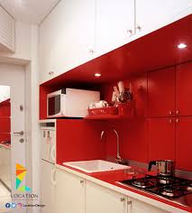 مطابخ باللون الاحمر 50 تصميم مودون لإختيار ديكور مطبخك الخاص لوكشين ديزين نت