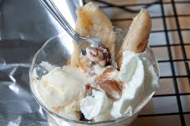 My favorite way to eat it is as soft serve right out of the blender but you can also freeze so it's firm enough to scoop into ice cream cones. Banana Boat Ice Cream Sundaes Slumber And Scones