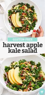 Harvest Apple Kale Salad With Balsamic Dressing Recipe Healthy Salad Recipes Salad With Balsamic Dressing Kale Salad