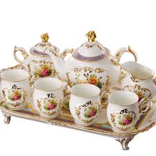 White Fashion Coffee Cup Of Pattern Ceramic Font B Tea B Font Font B Set B Jpg 750 750 Tea Set Ceramic Tea Set Tea