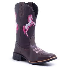 Bota Texana CAVALOS ROSA (Feminina) | Country Shop Botas Texanas